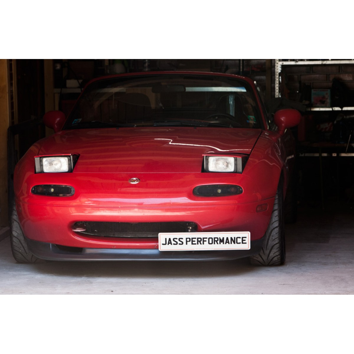 Offset Wide License Plate Bracket, Alfa Romeo Style, Alu